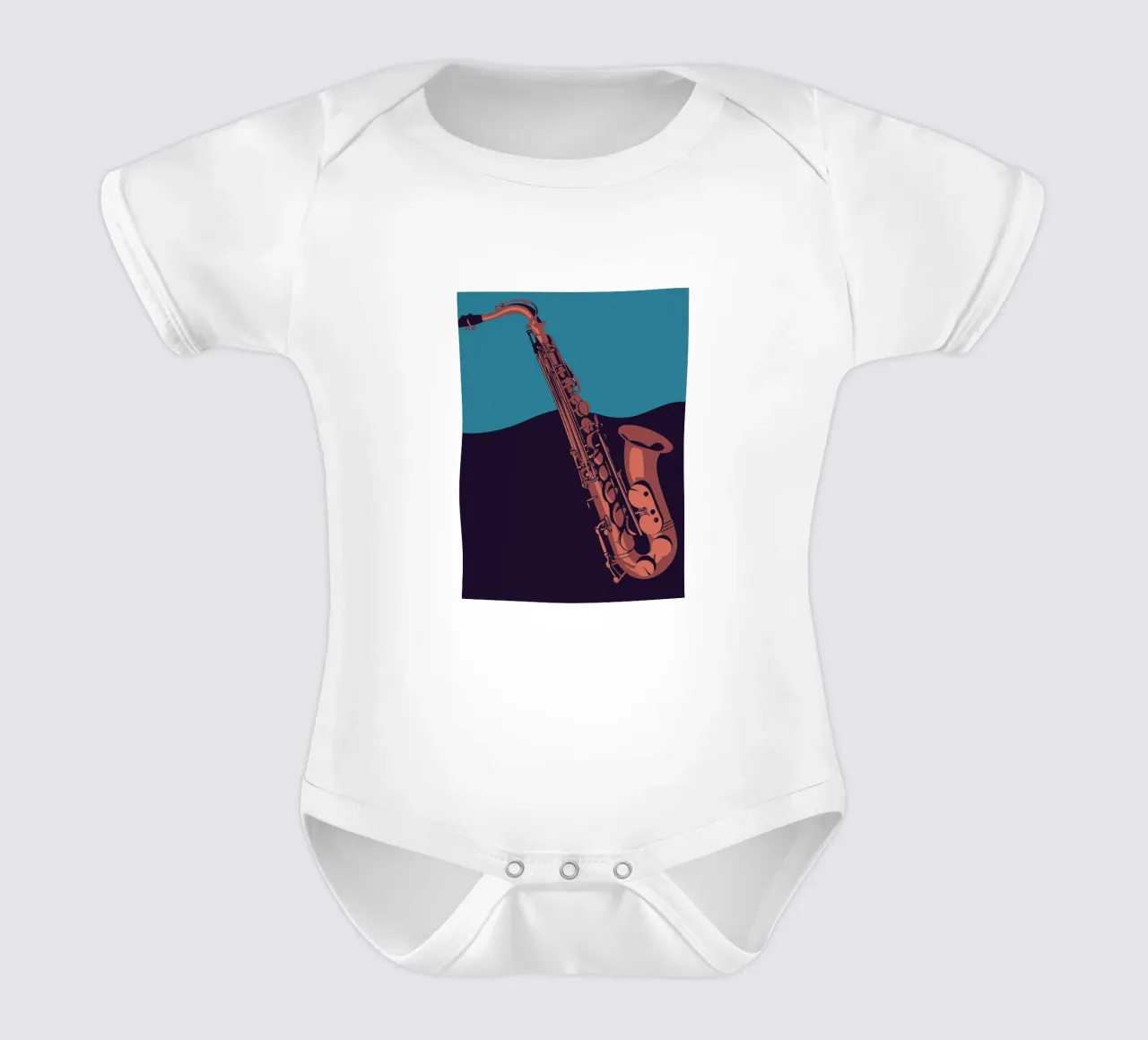 Saxofono body neonato maniche corte da MUSIC EDITION