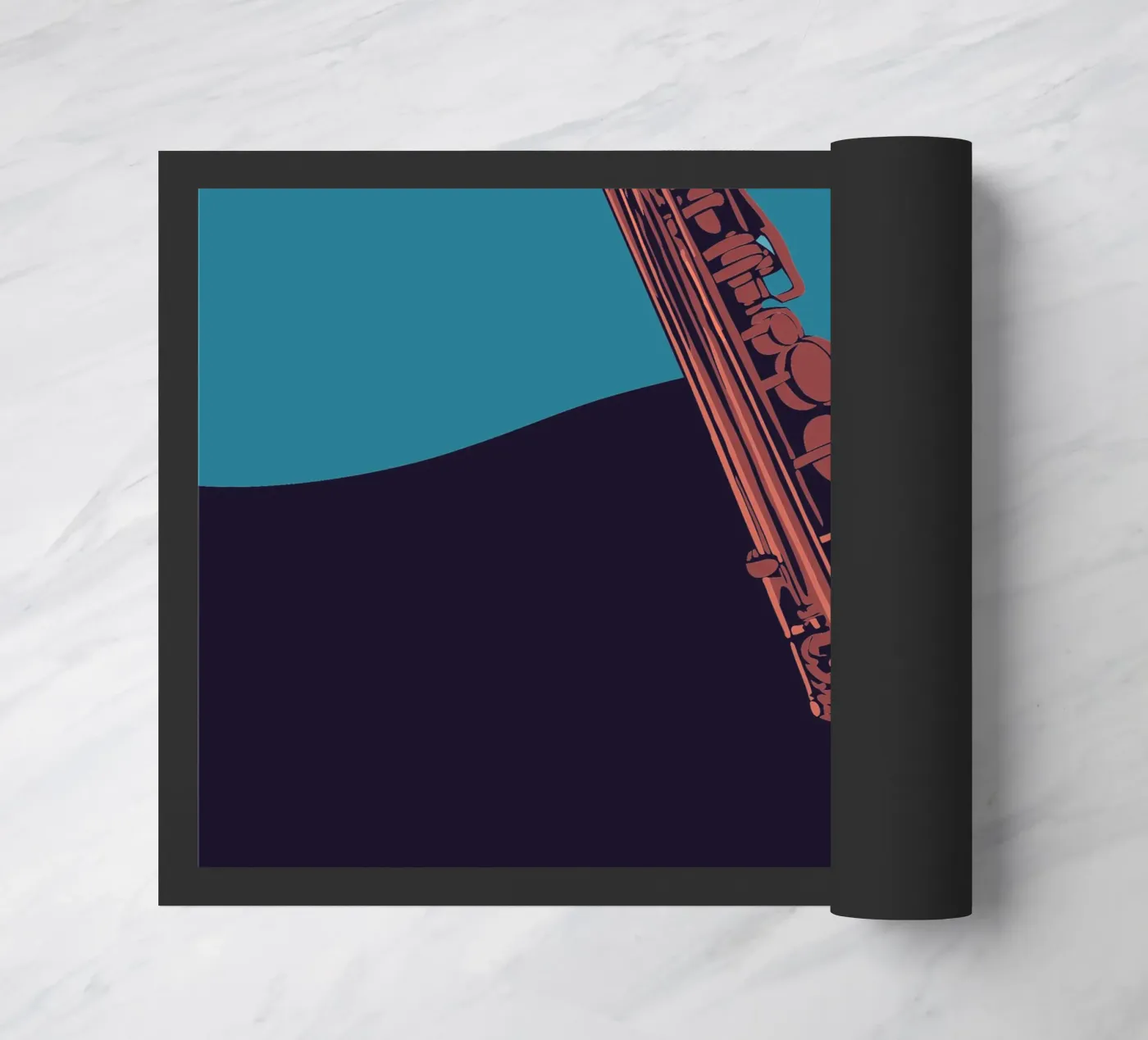 Saxophone doormat by MUSIC EDITION