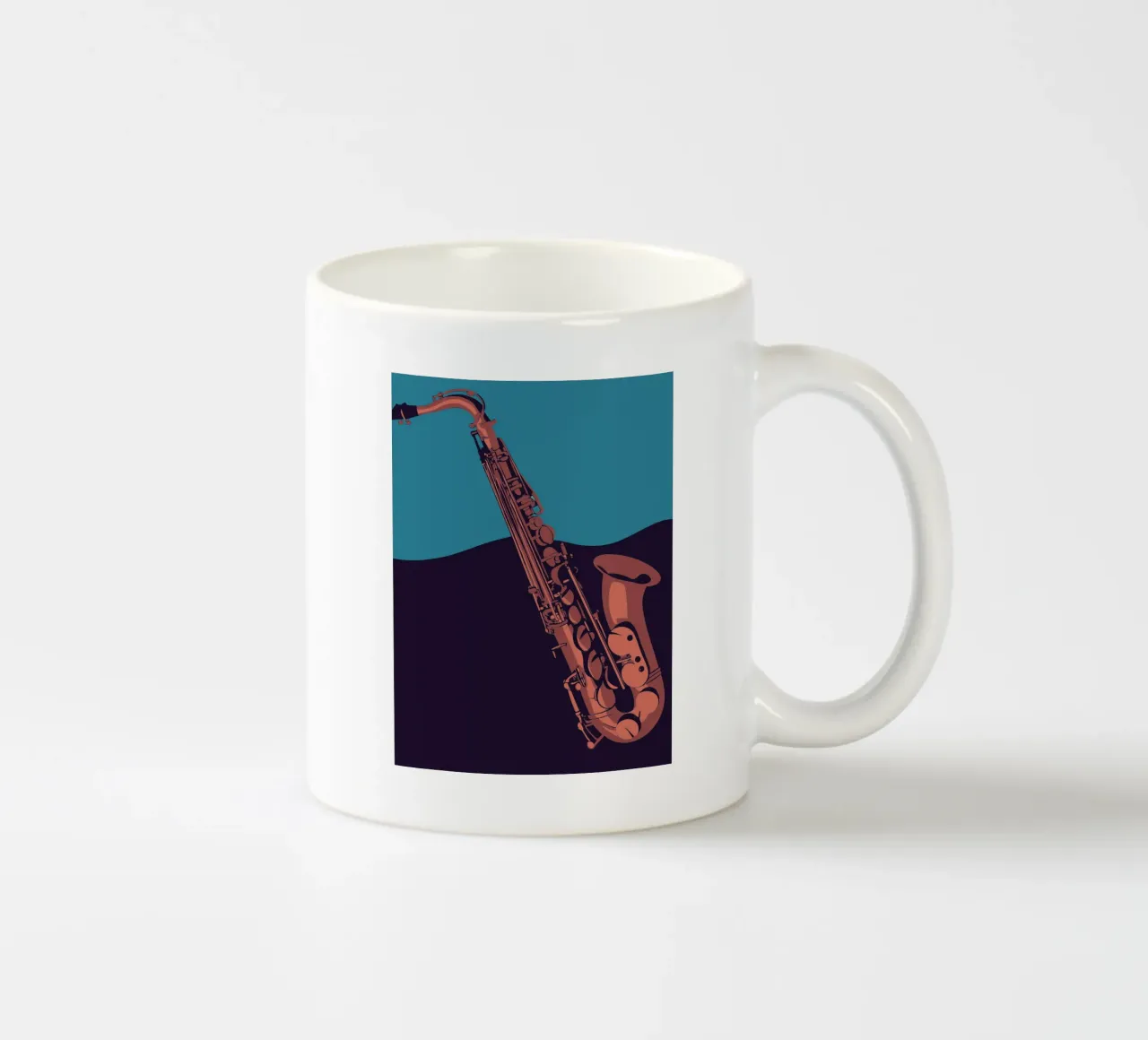 Saxofono tazza in ceramica da MUSIC EDITION