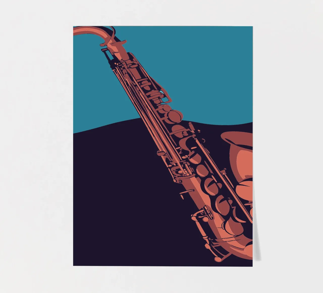 Saxophon Stickerbogen von MUSIC EDITION
