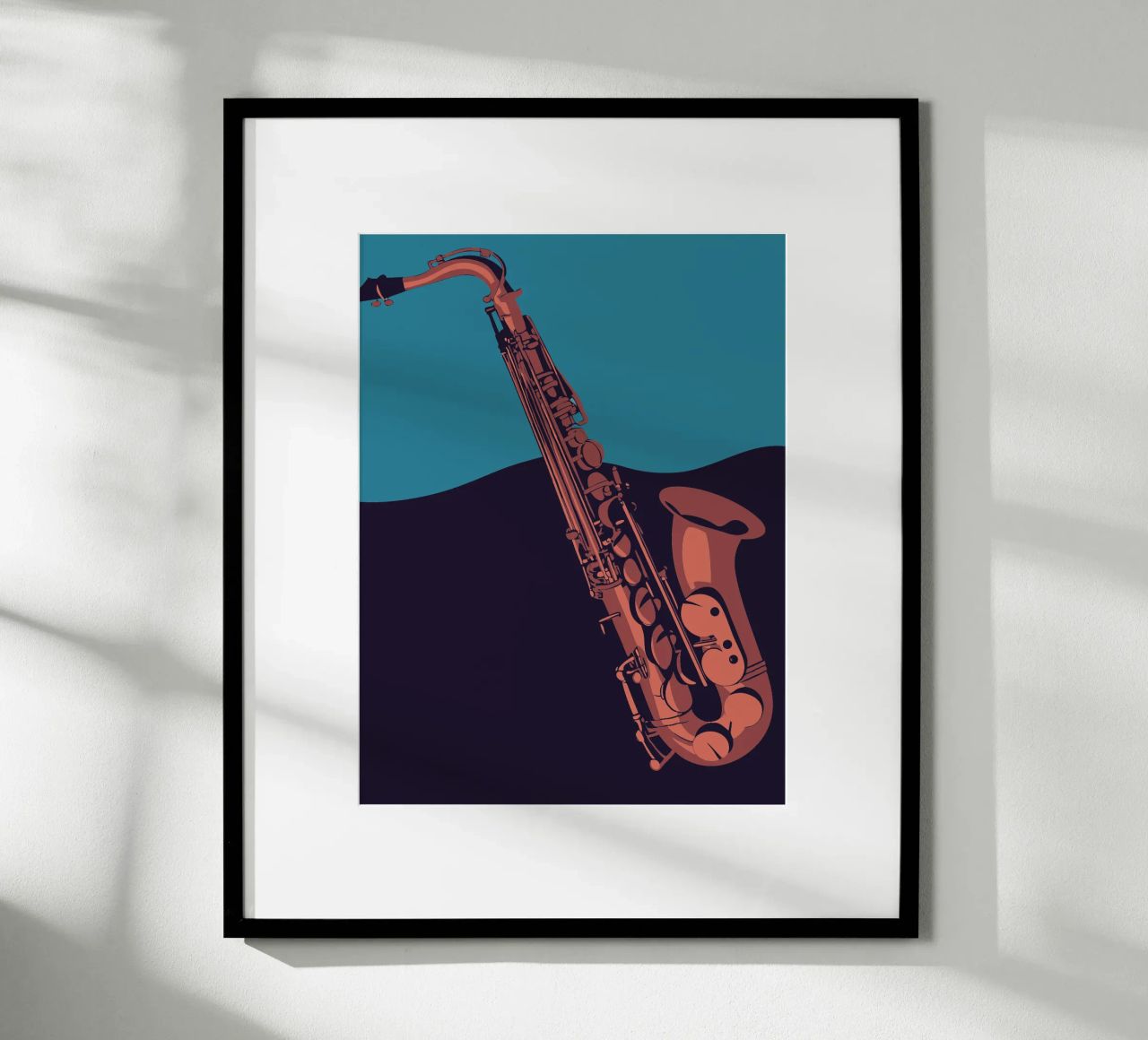 Saxophon Poster von MUSIC EDITION