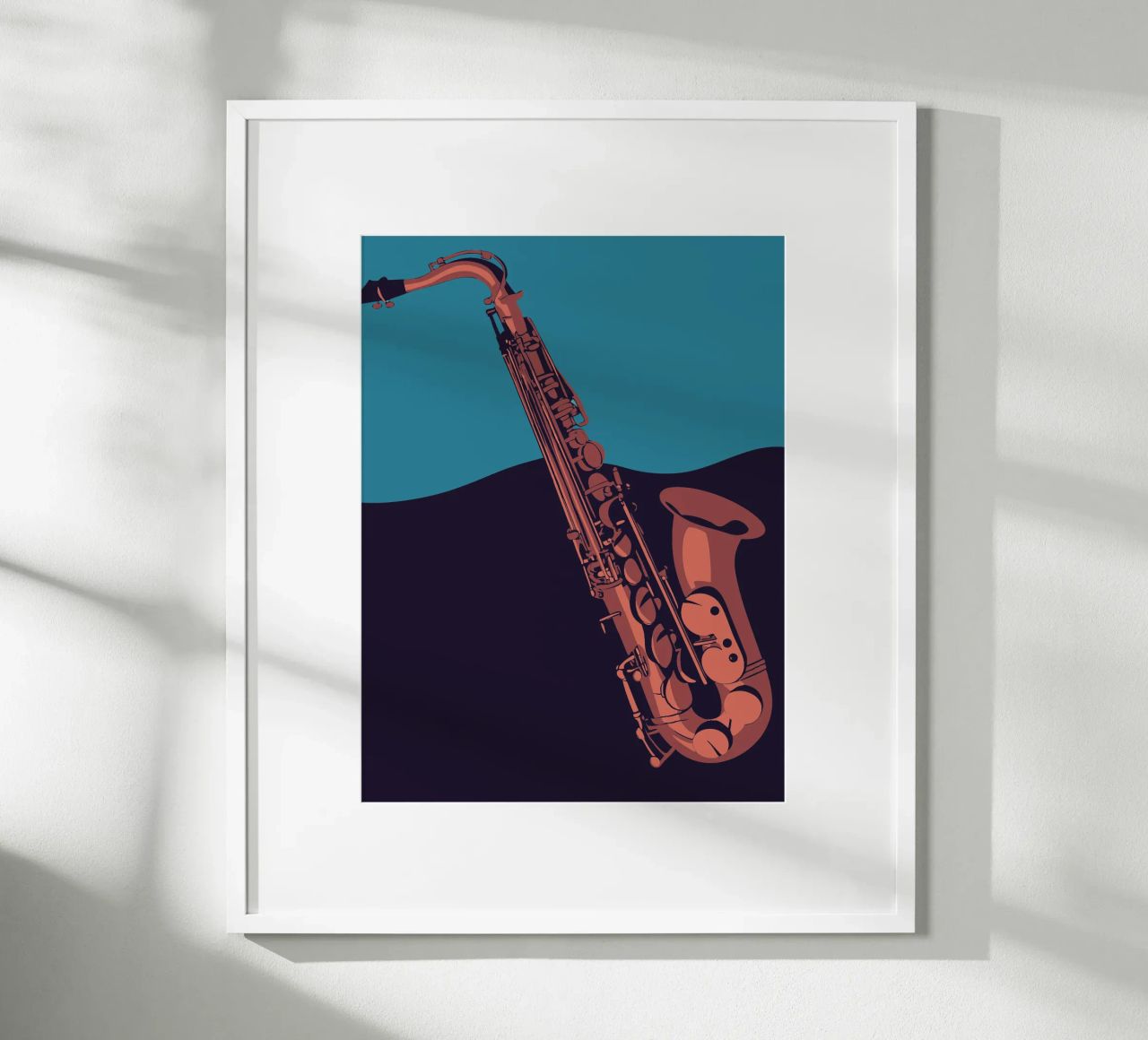 Saxophon Poster von MUSIC EDITION