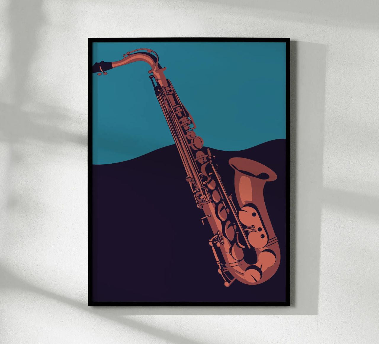 Saxophon Poster von MUSIC EDITION