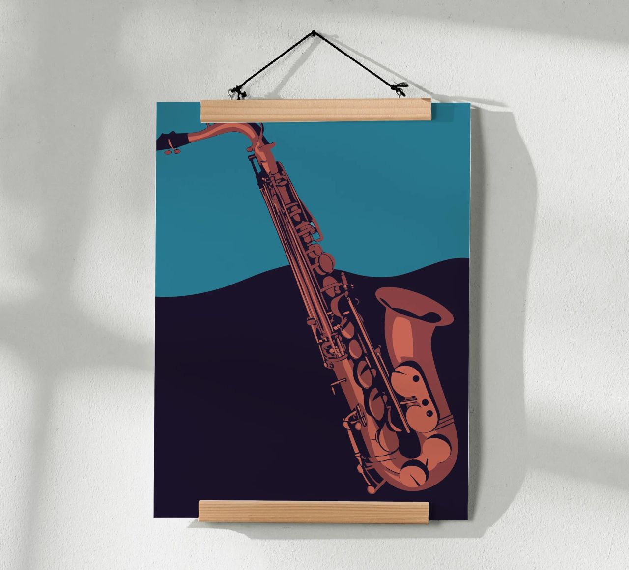 Saxophon Poster von MUSIC EDITION