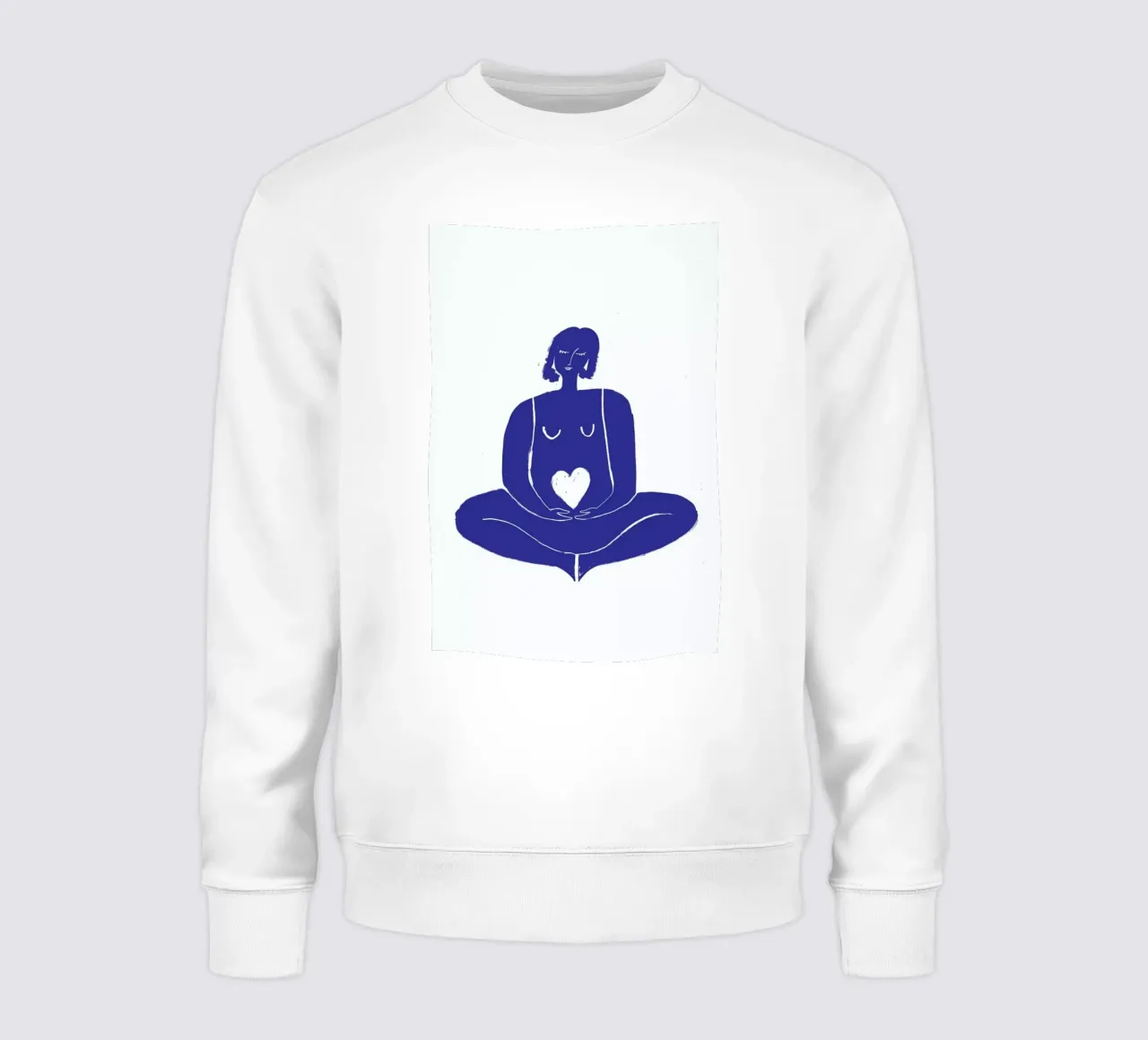 Pose of Peace Blue sweatshirt by Graphite
