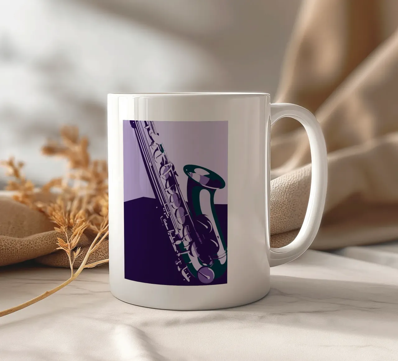 Saxofono tazza in ceramica da MUSIC EDITION