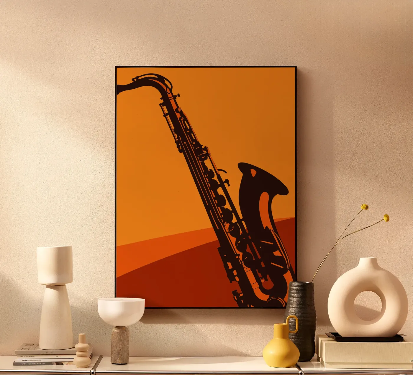 Saxophon Acryl-Glas von MUSIC EDITION