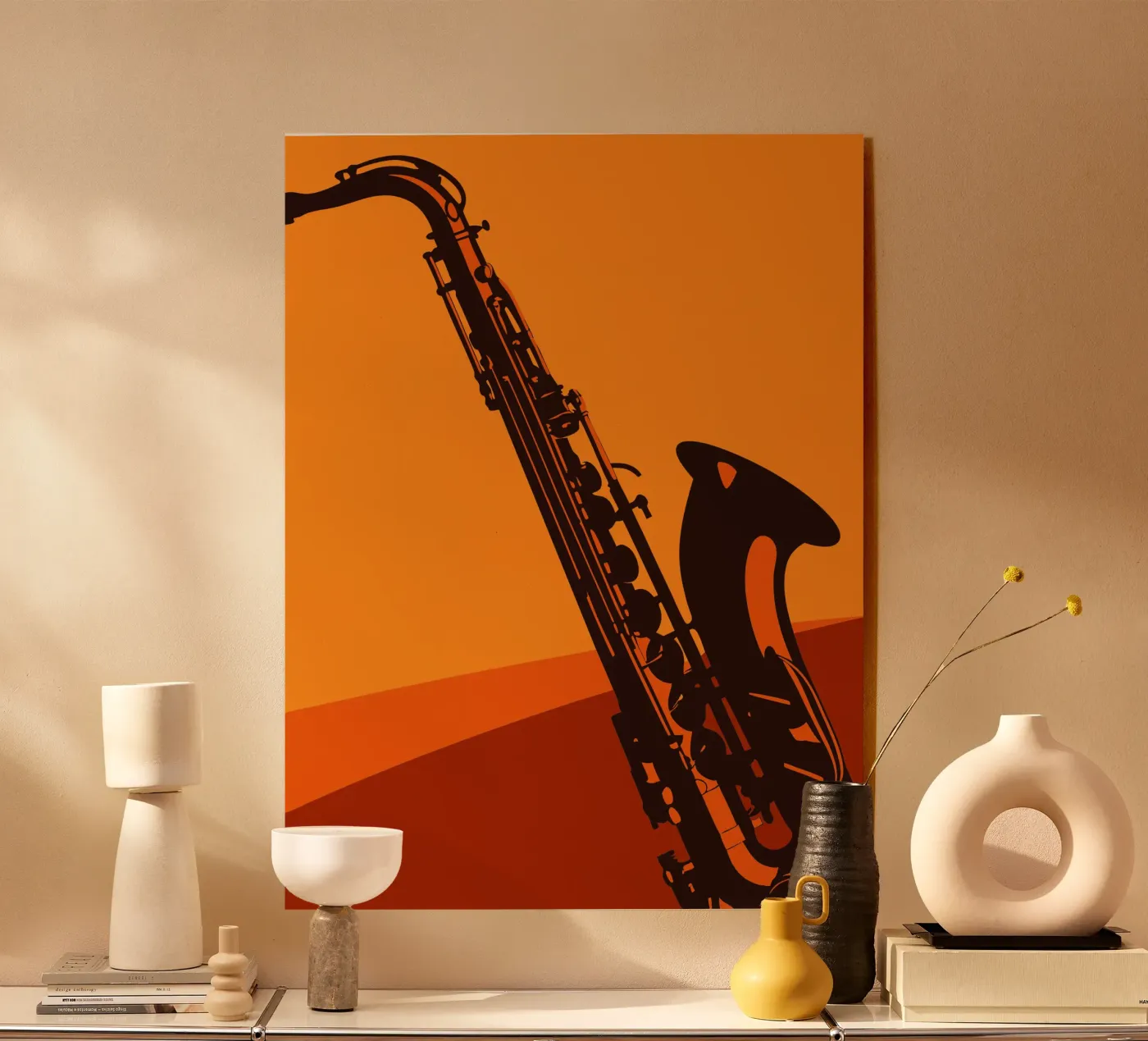 Saxophon Acryl-Glas von MUSIC EDITION