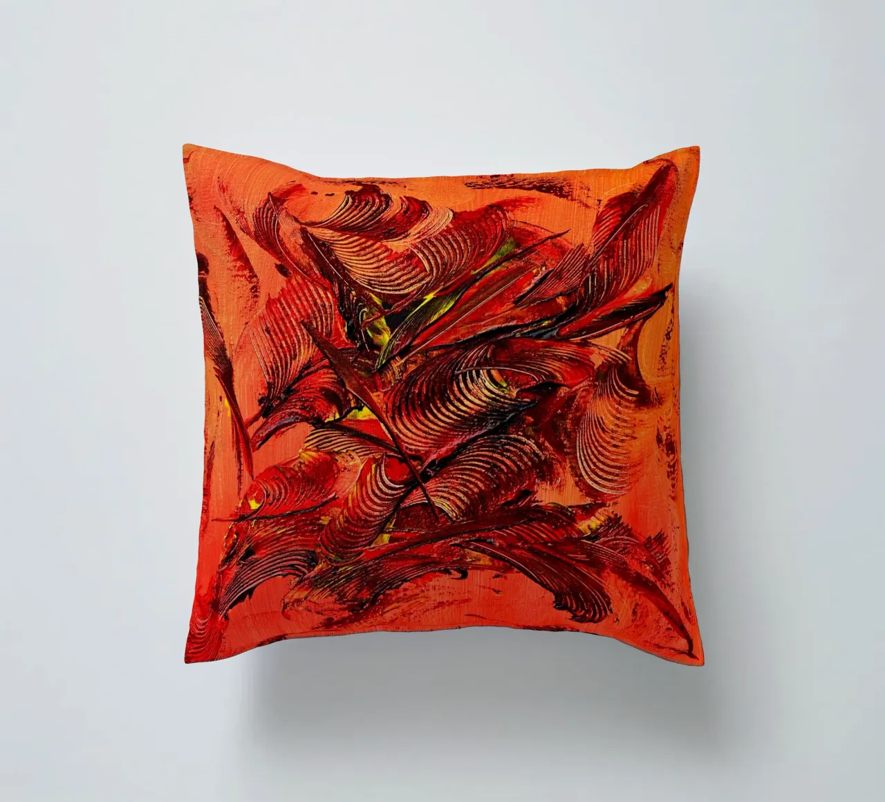 FUOCO ALL'INTERNO. cuscino da Thierry Vobmann Abstract painting