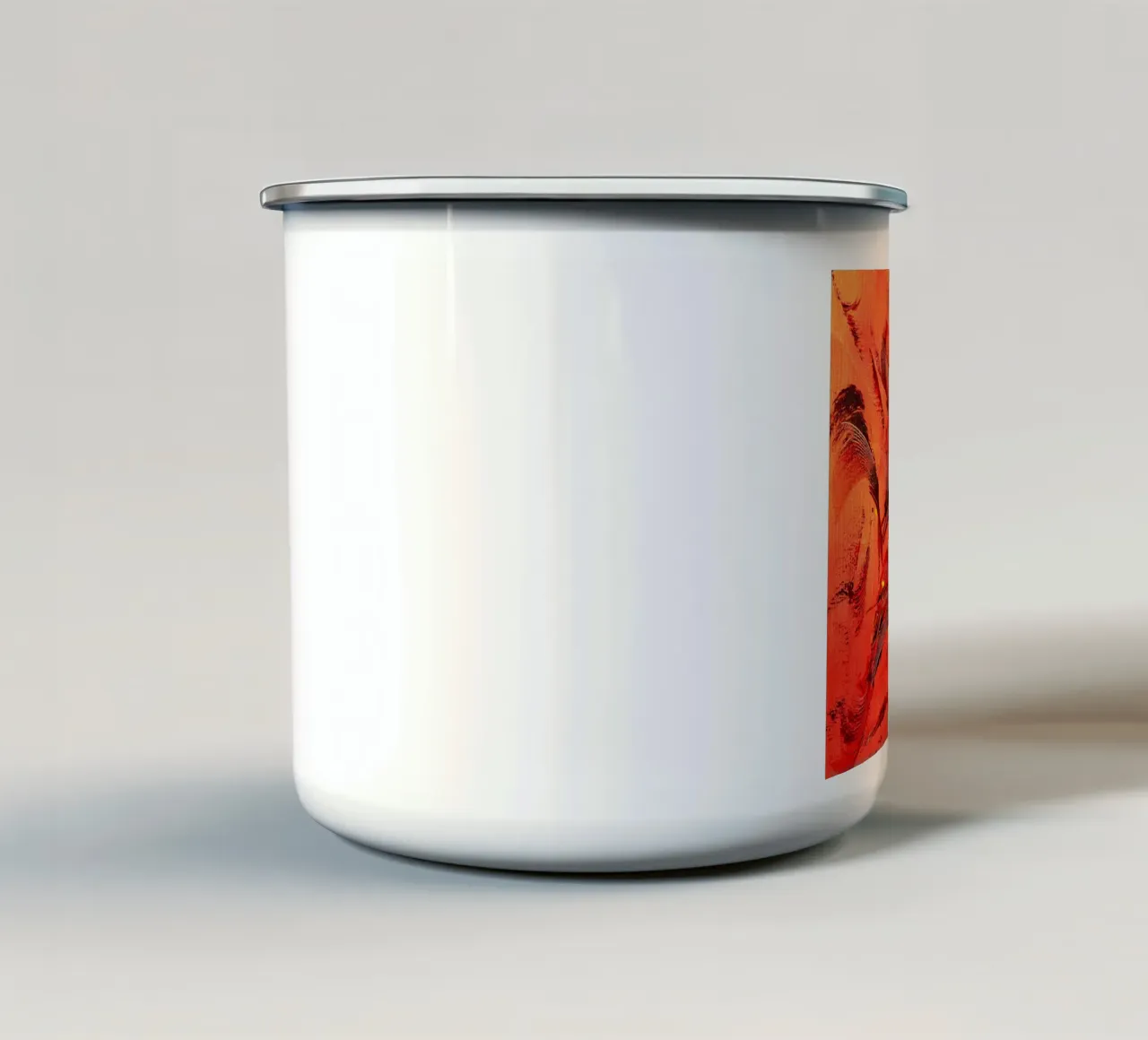 FUOCO ALL'INTERNO. tazza in smalto da Thierry Vobmann Abstract painting