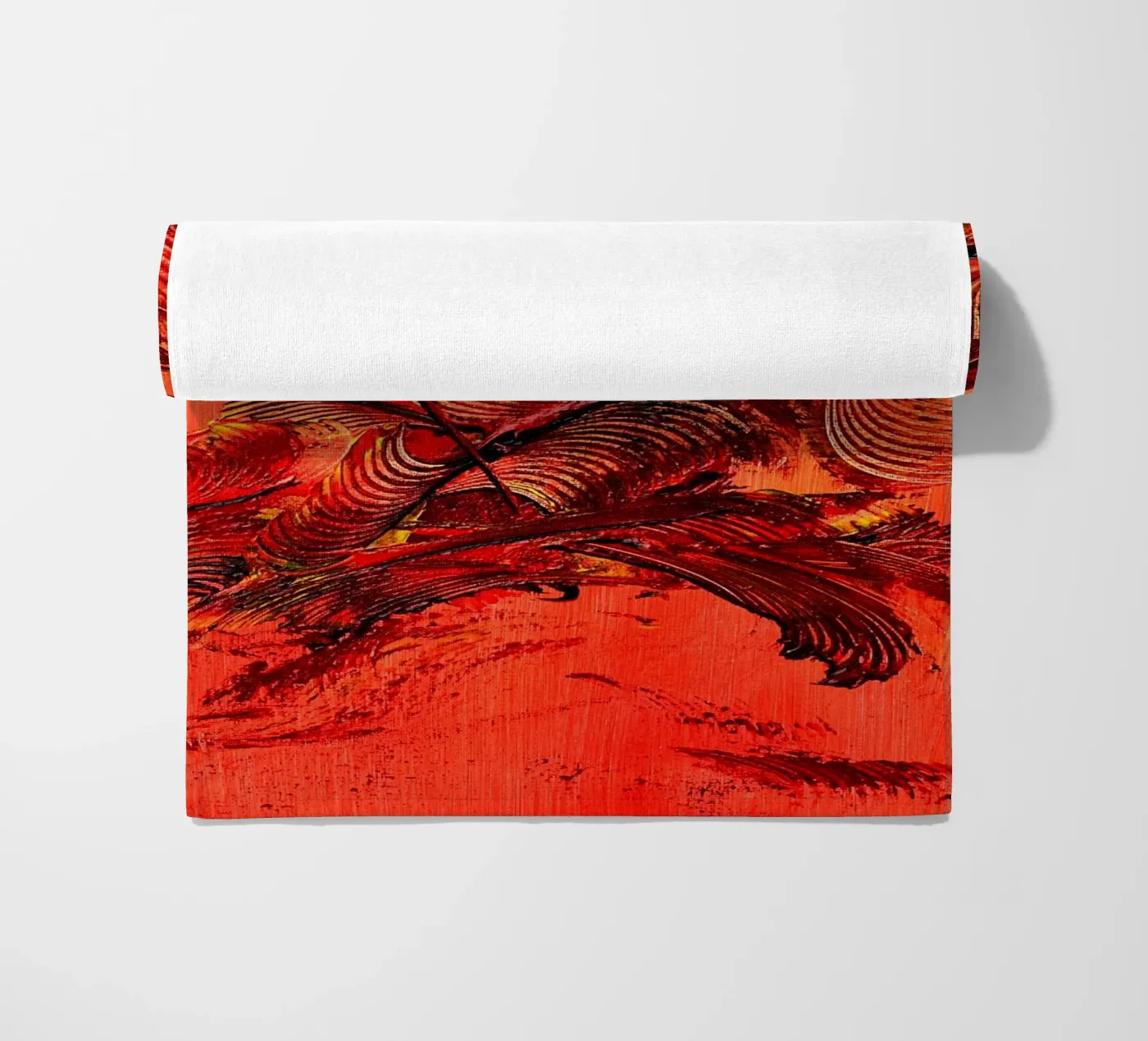 FIRE INSIDE. telo mare da Thierry Vobmann Abstract painting