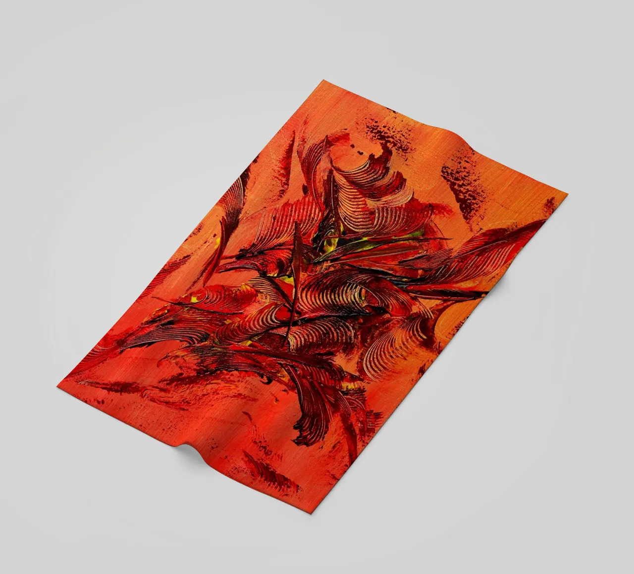 FIRE INSIDE. telo mare da Thierry Vobmann Abstract painting