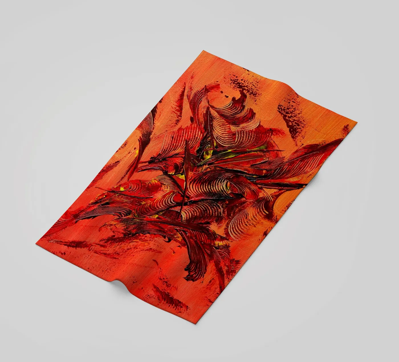 FIRE INSIDE. telo mare da Thierry Vobmann Abstract painting