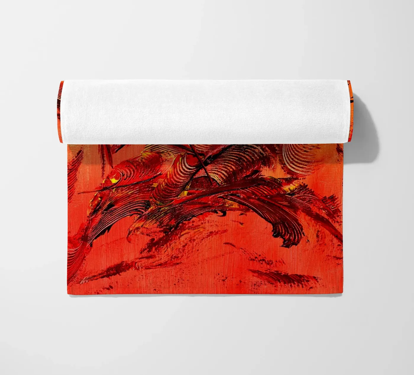 FIRE INSIDE. telo mare da Thierry Vobmann Abstract painting