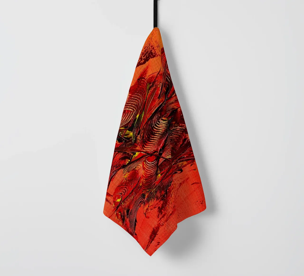 FUOCO ALL'INTERNO. canovaccio da cucina da Thierry Vobmann Abstract painting