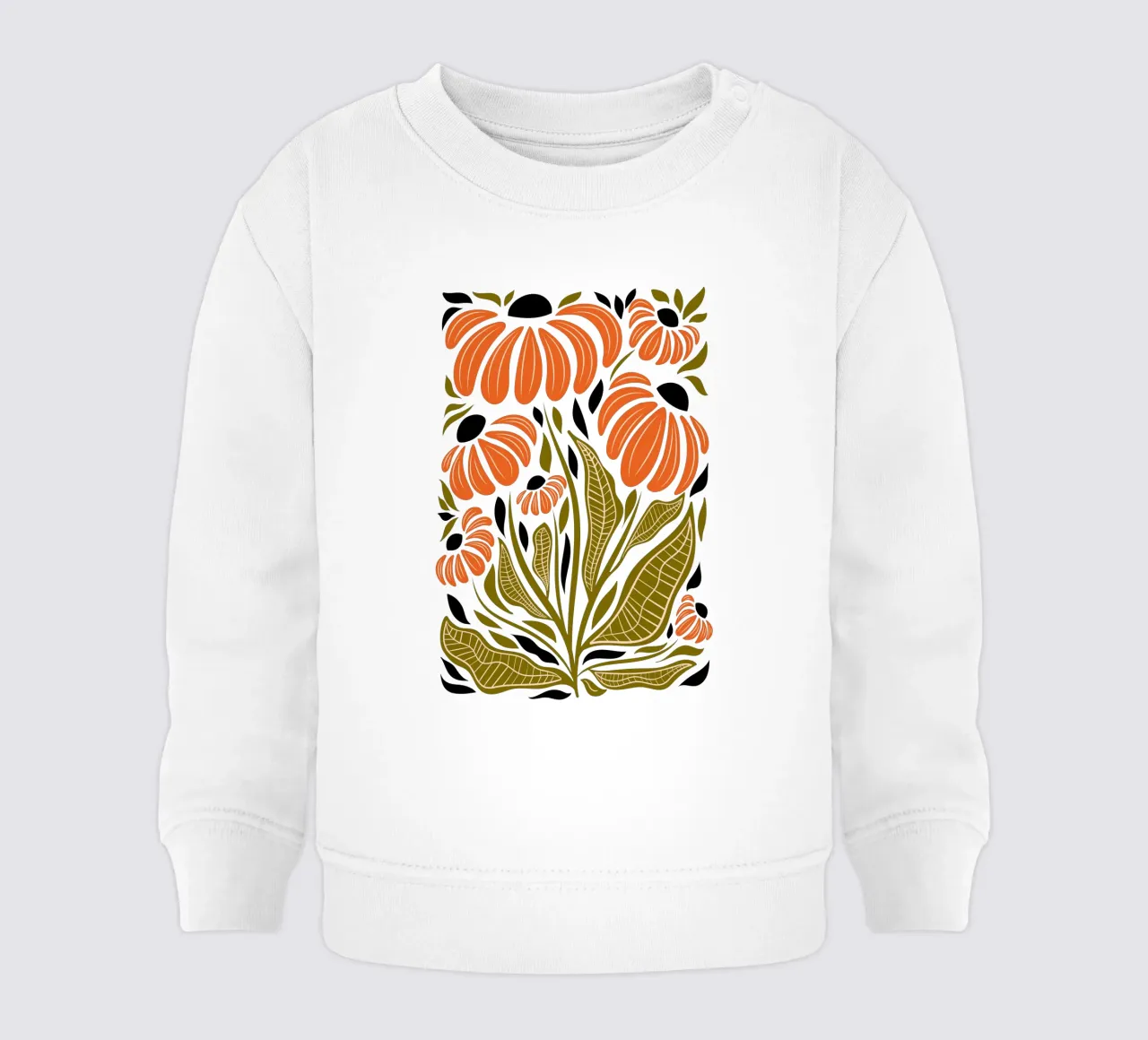 Fiori di conifera vibranti felpa neonato da Dream Print Designs