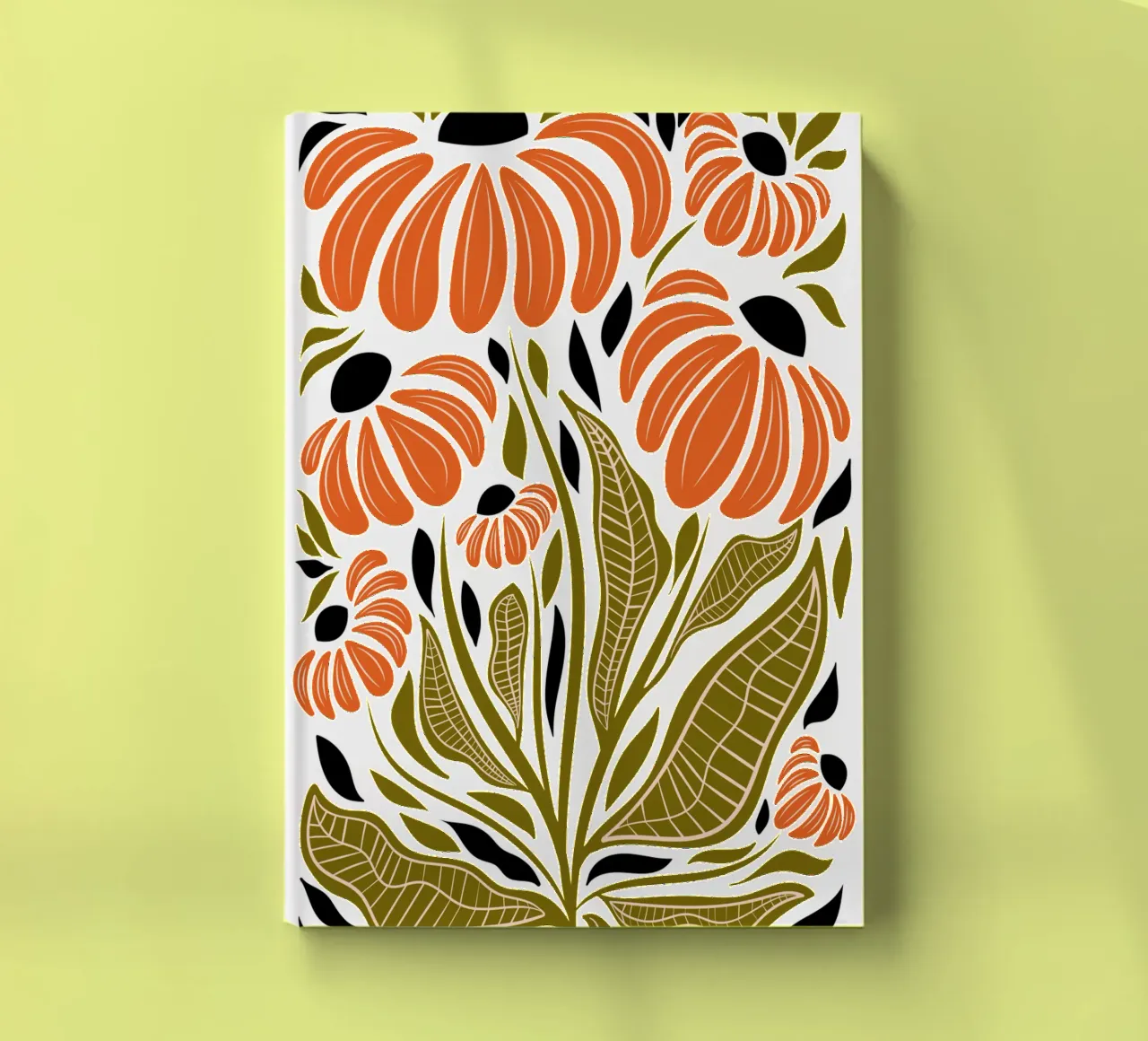 Vibrant Coneflowers notebook by Dream Print Designs