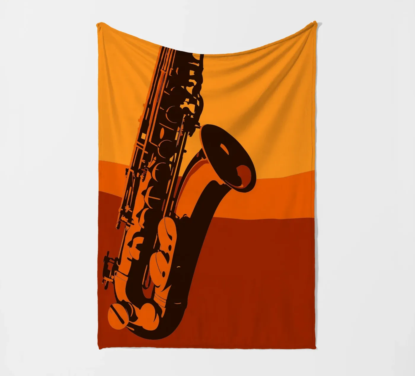 Saxophone fleecedeken van MUSIC EDITION