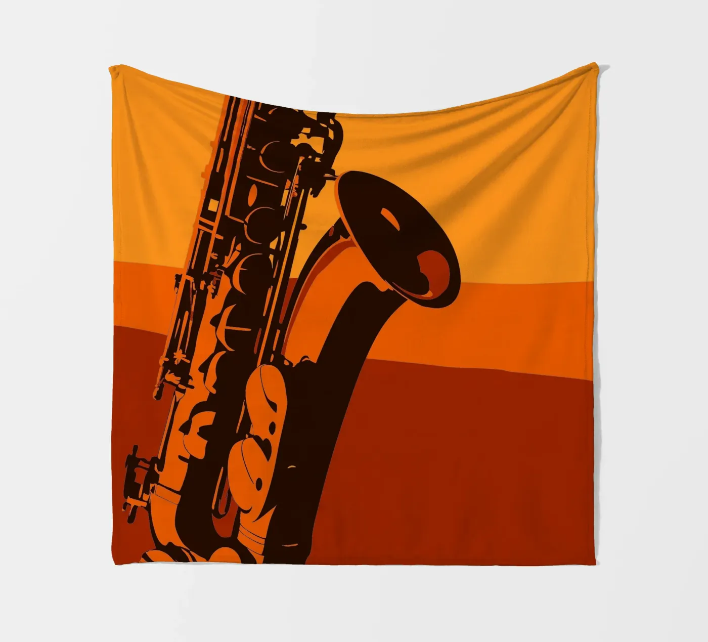 Saxophone fleecedeken van MUSIC EDITION