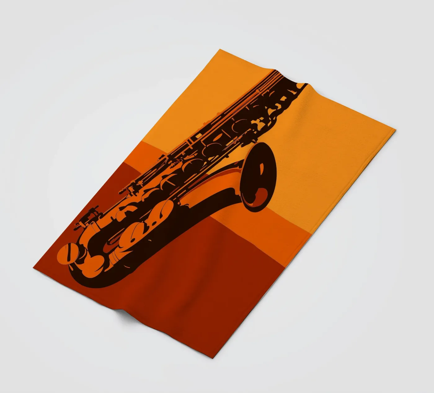 Saxophone fleecedeken van MUSIC EDITION