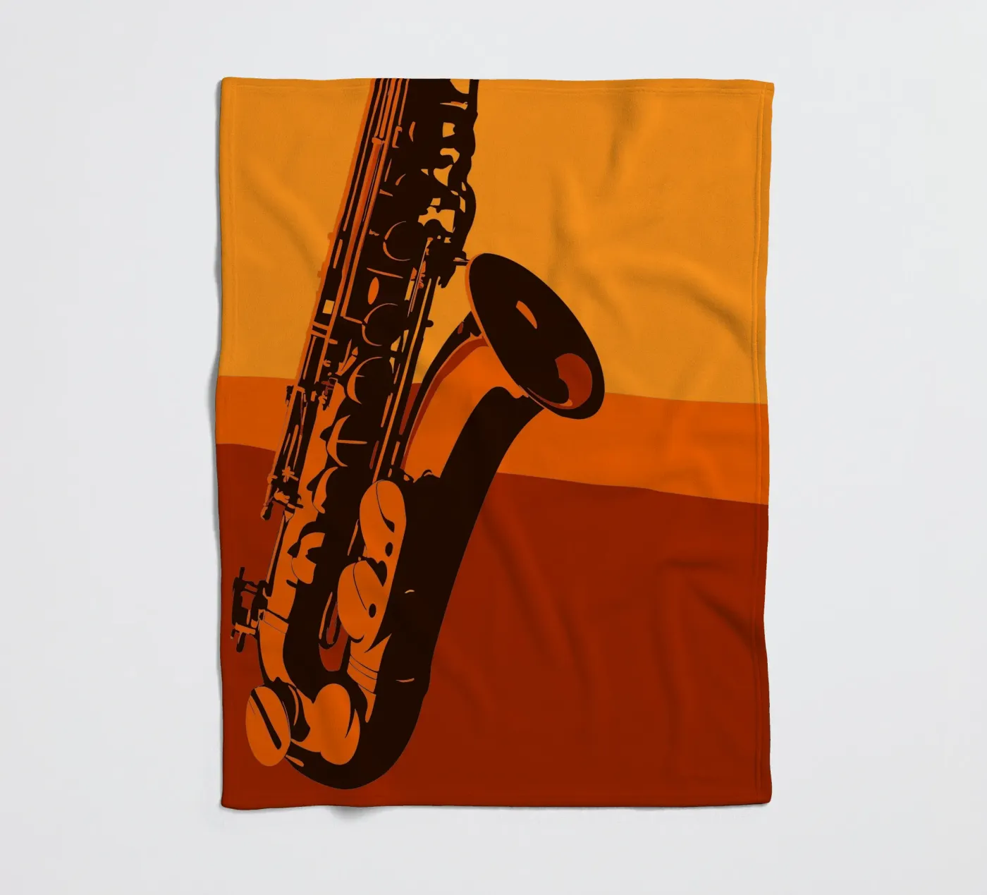 Saxophone fleecedeken van MUSIC EDITION