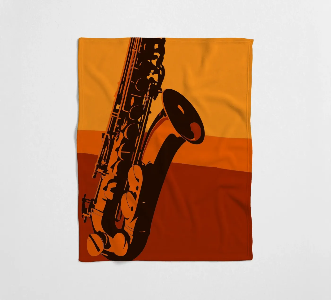 Saxophone fleecedeken van MUSIC EDITION