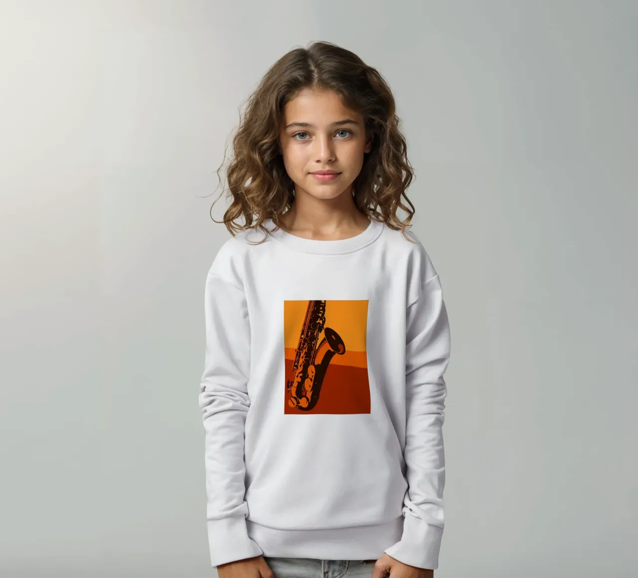 Saxofono felpa bambino da MUSIC EDITION