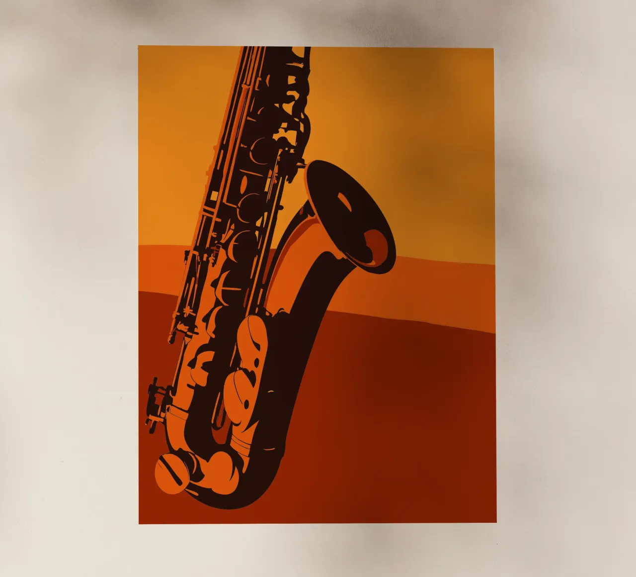 Saxofono pellicola backlit da MUSIC EDITION