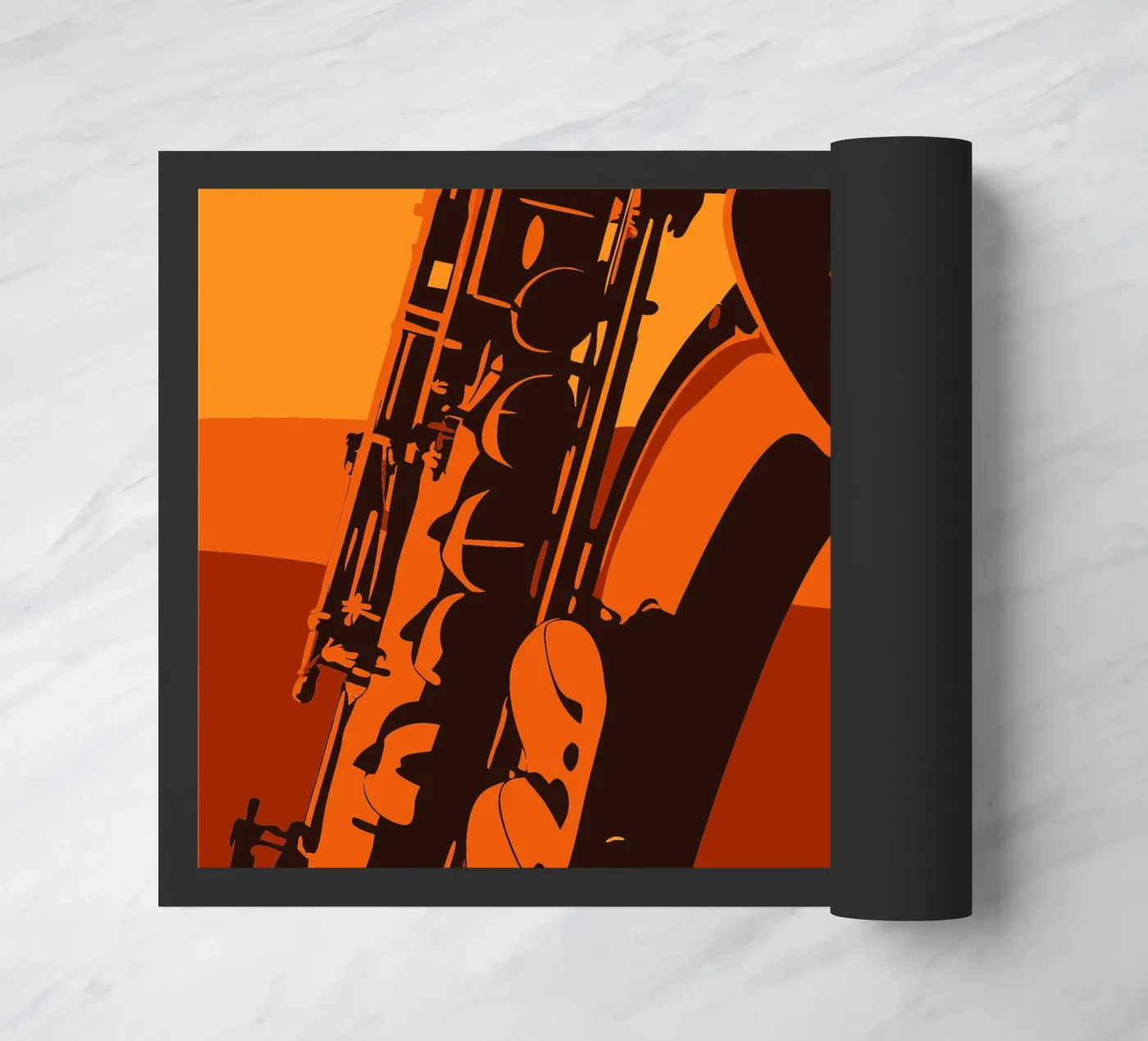 Saxophone doormat by MUSIC EDITION
