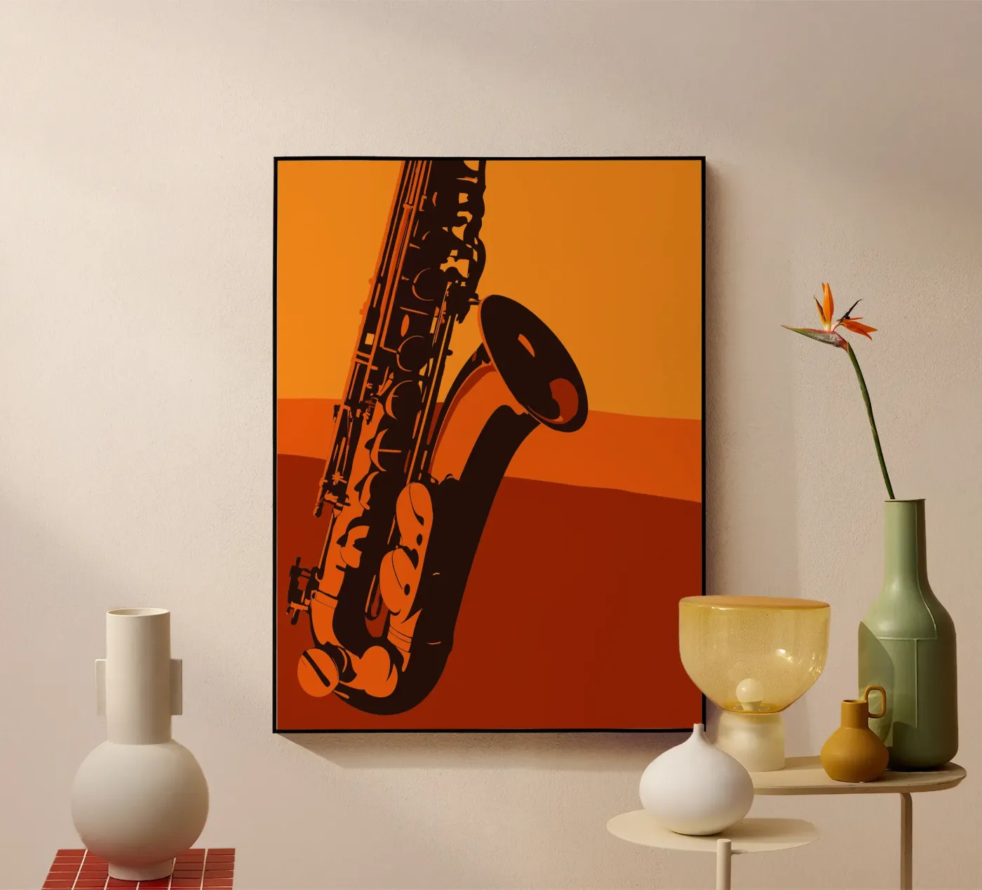 Saxophone acryl van MUSIC EDITION