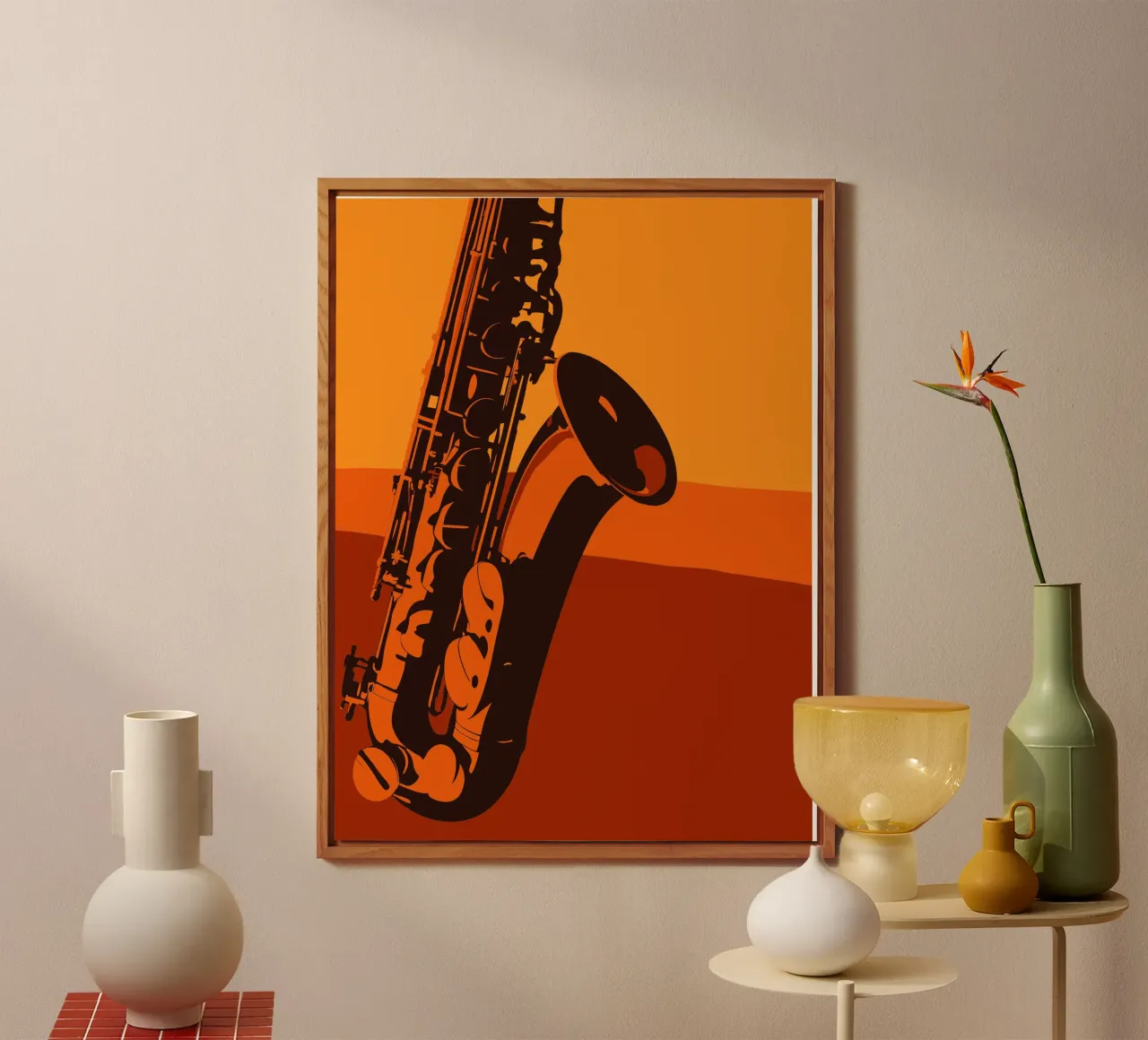 Saxophone alu-dibond by MUSIC EDITION