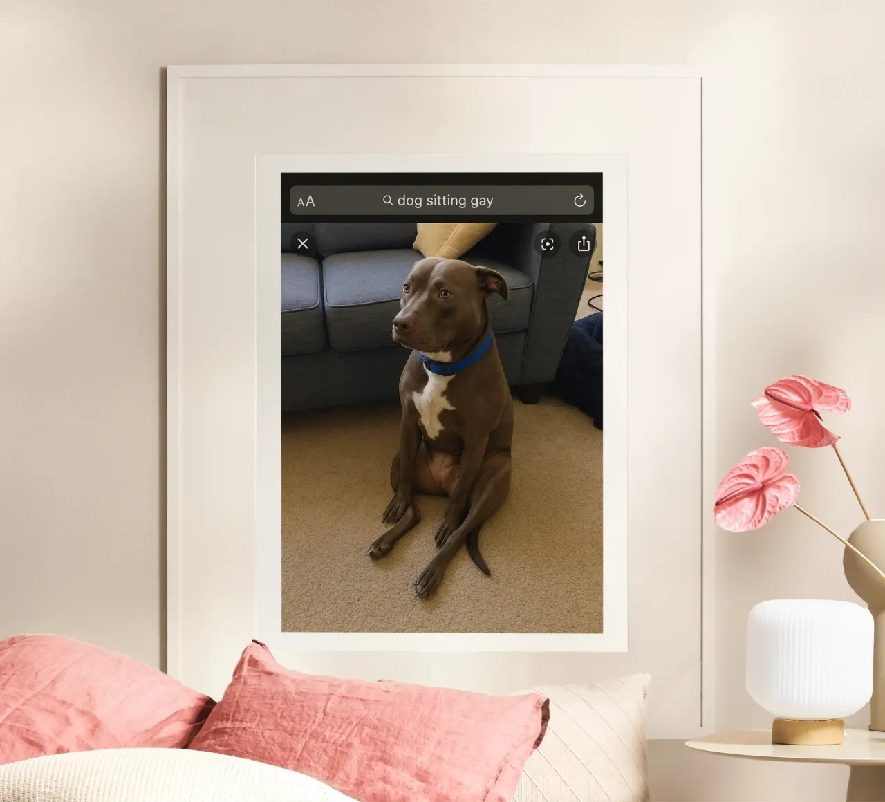 Pov Dog Sitting Gay poster by the gondils