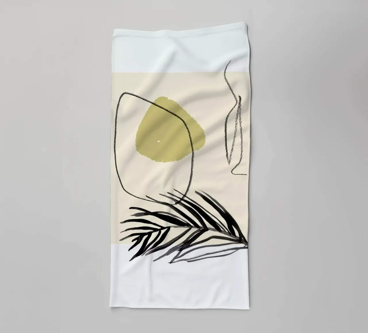 Plants and Vases, No. 11 asciugamano da bagno da Farina Kuklinski