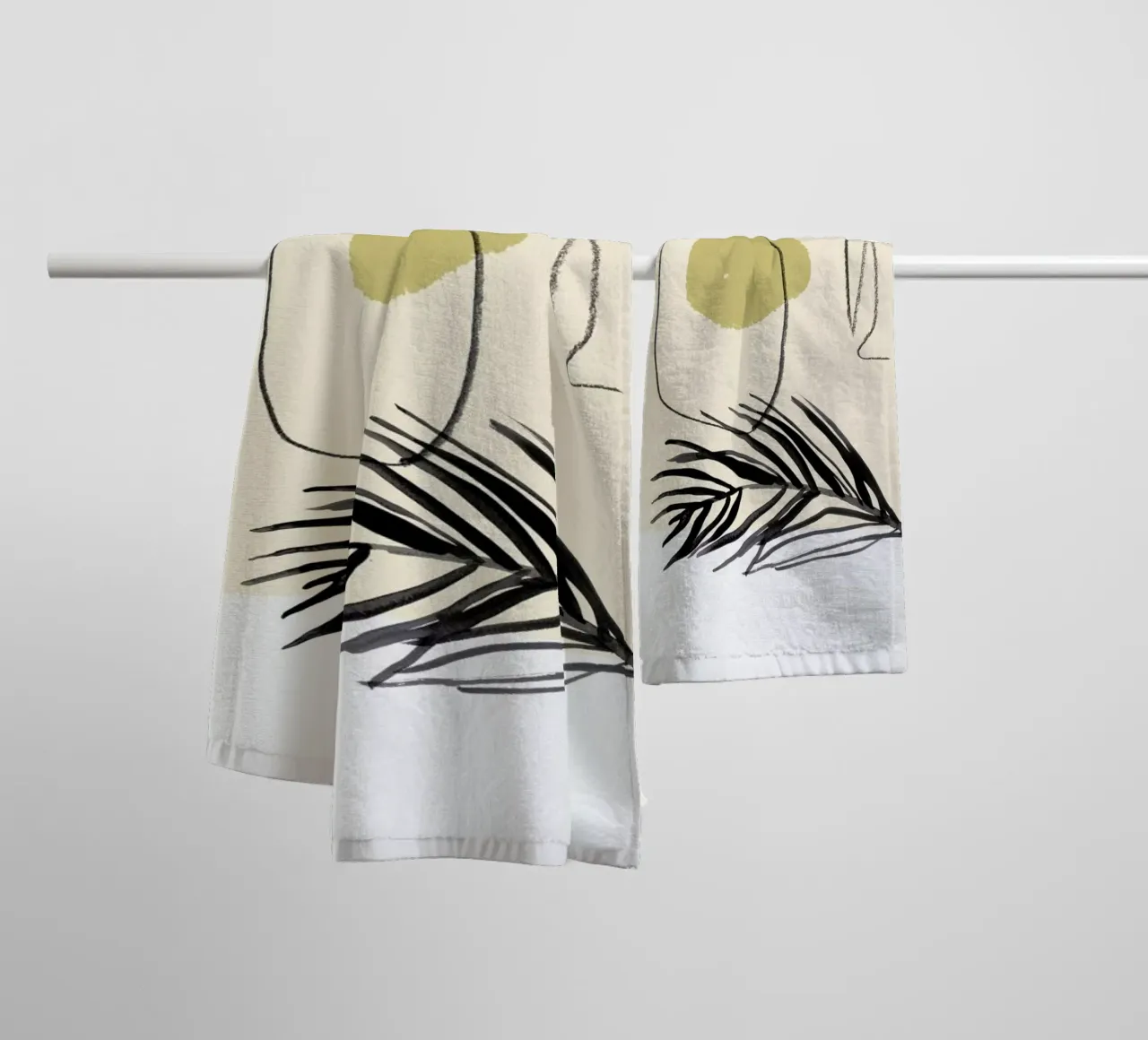 Plants and Vases, No. 11 asciugamano da bagno da Farina Kuklinski