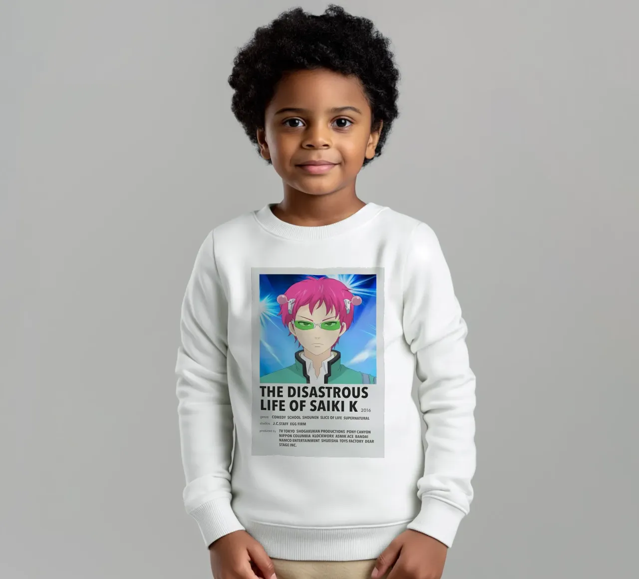 THE DISASTROUS LIFE OF SAIKI K  2016 sudadera para niño de Totoya