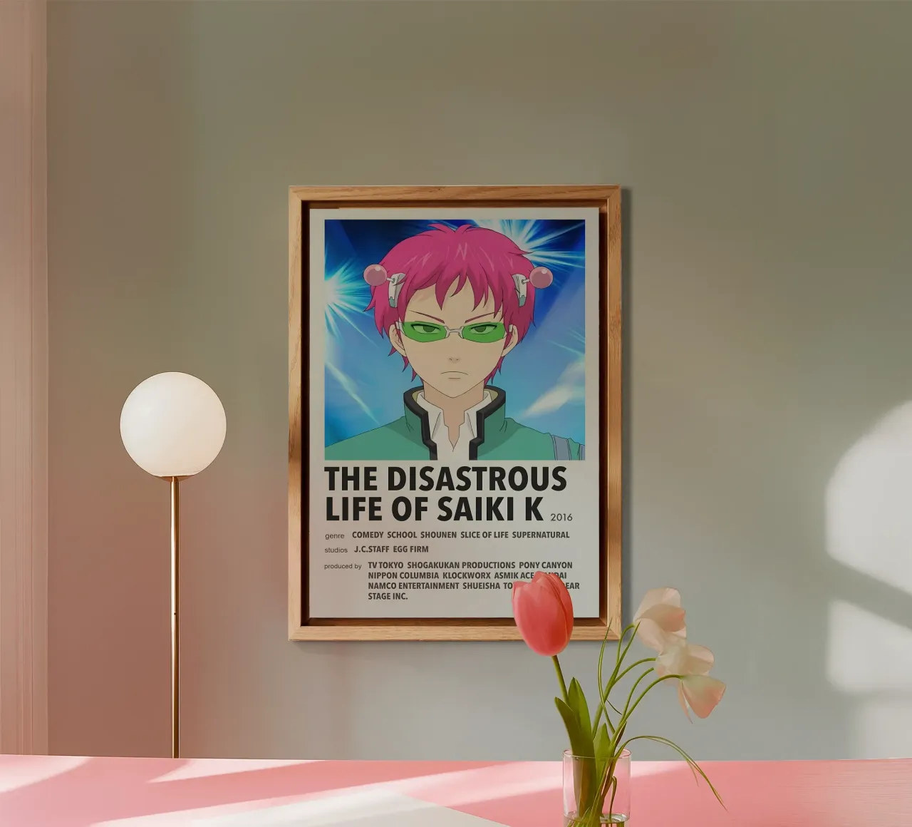 THE DISASTROUS LIFE OF SAIKI K  2016 alluminio dibond da Totoya