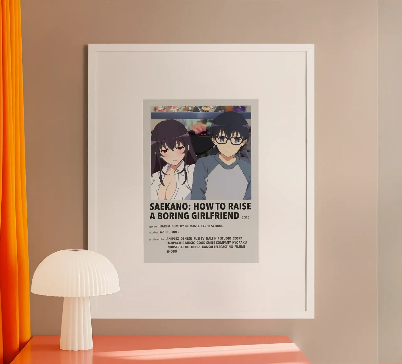 SAEKANO HOW TO RAISE A BORING GIRLFRIEND  2015 carta hahnemühle da Totoya