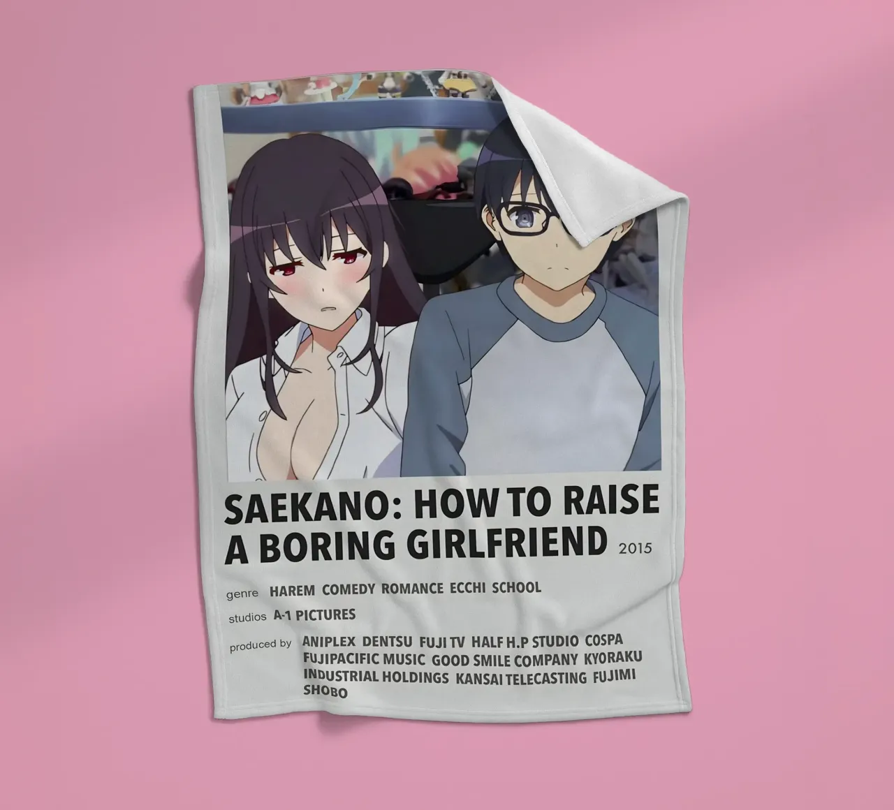 SAEKANO HOW TO RAISE A BORING GIRLFRIEND  2015 coperta in pile da Totoya