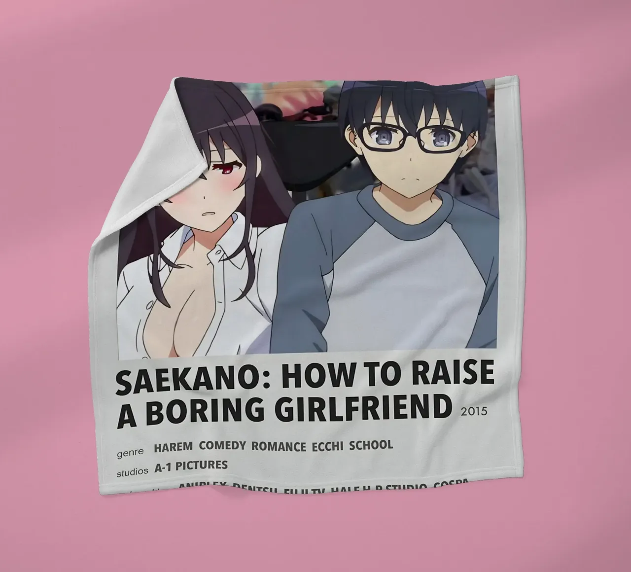 SAEKANO HOW TO RAISE A BORING GIRLFRIEND  2015 coperta in pile da Totoya