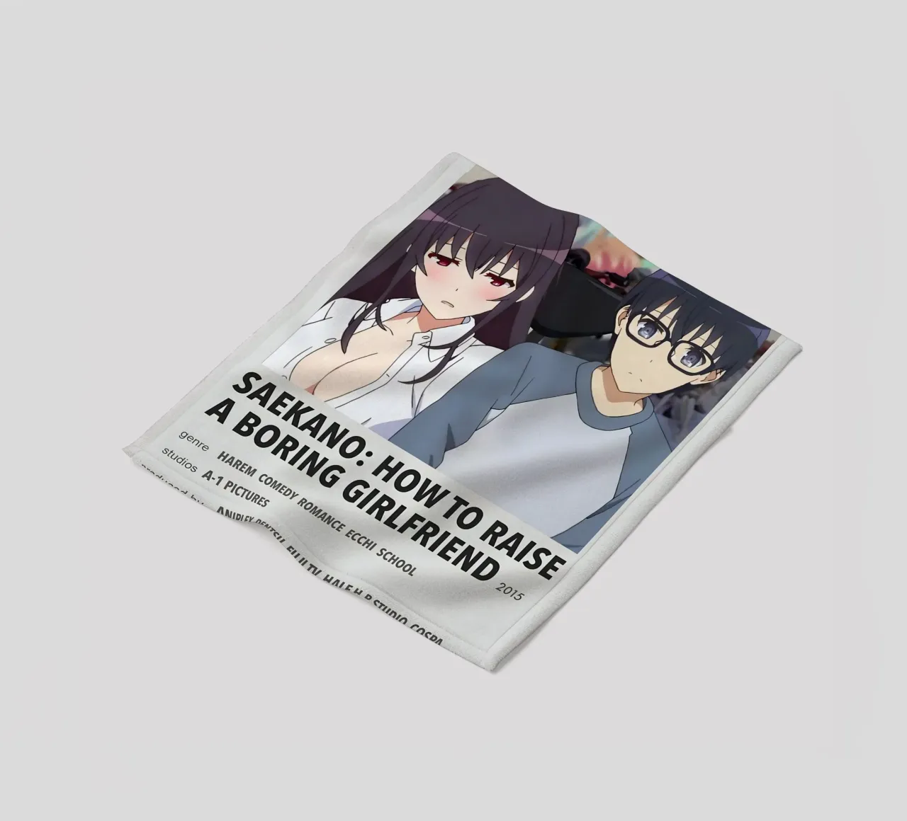 SAEKANO HOW TO RAISE A BORING GIRLFRIEND  2015 coperta in pile da Totoya