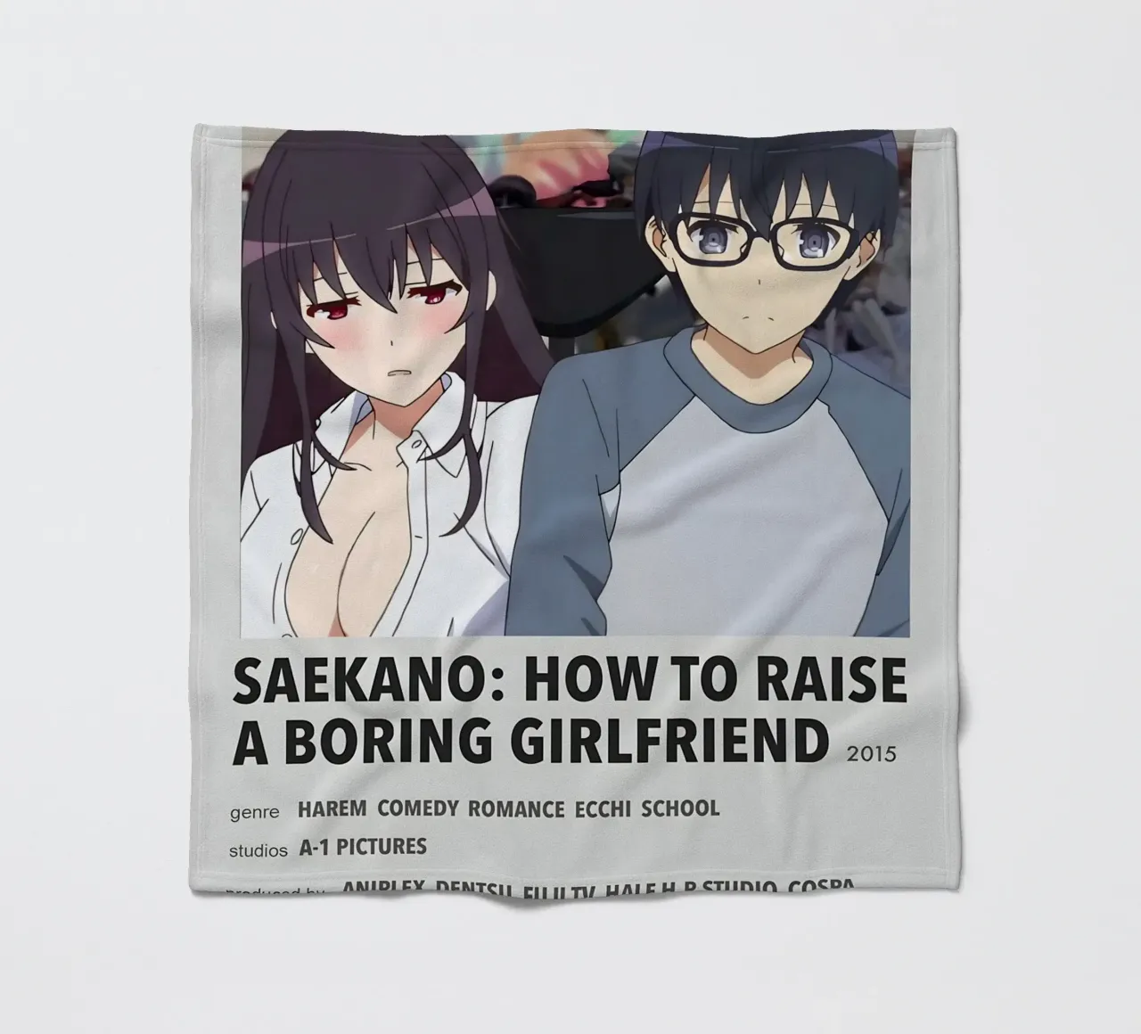 SAEKANO HOW TO RAISE A BORING GIRLFRIEND  2015 coperta in pile da Totoya