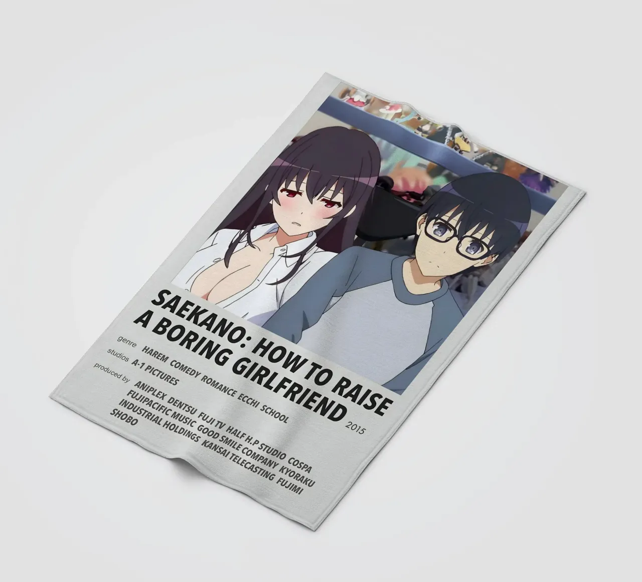 SAEKANO HOW TO RAISE A BORING GIRLFRIEND  2015 coperta in pile da Totoya