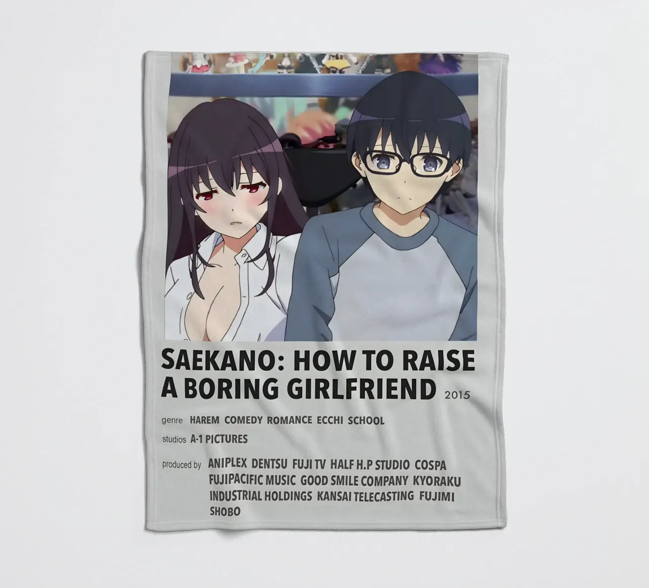 SAEKANO HOW TO RAISE A BORING GIRLFRIEND  2015 coperta in pile da Totoya