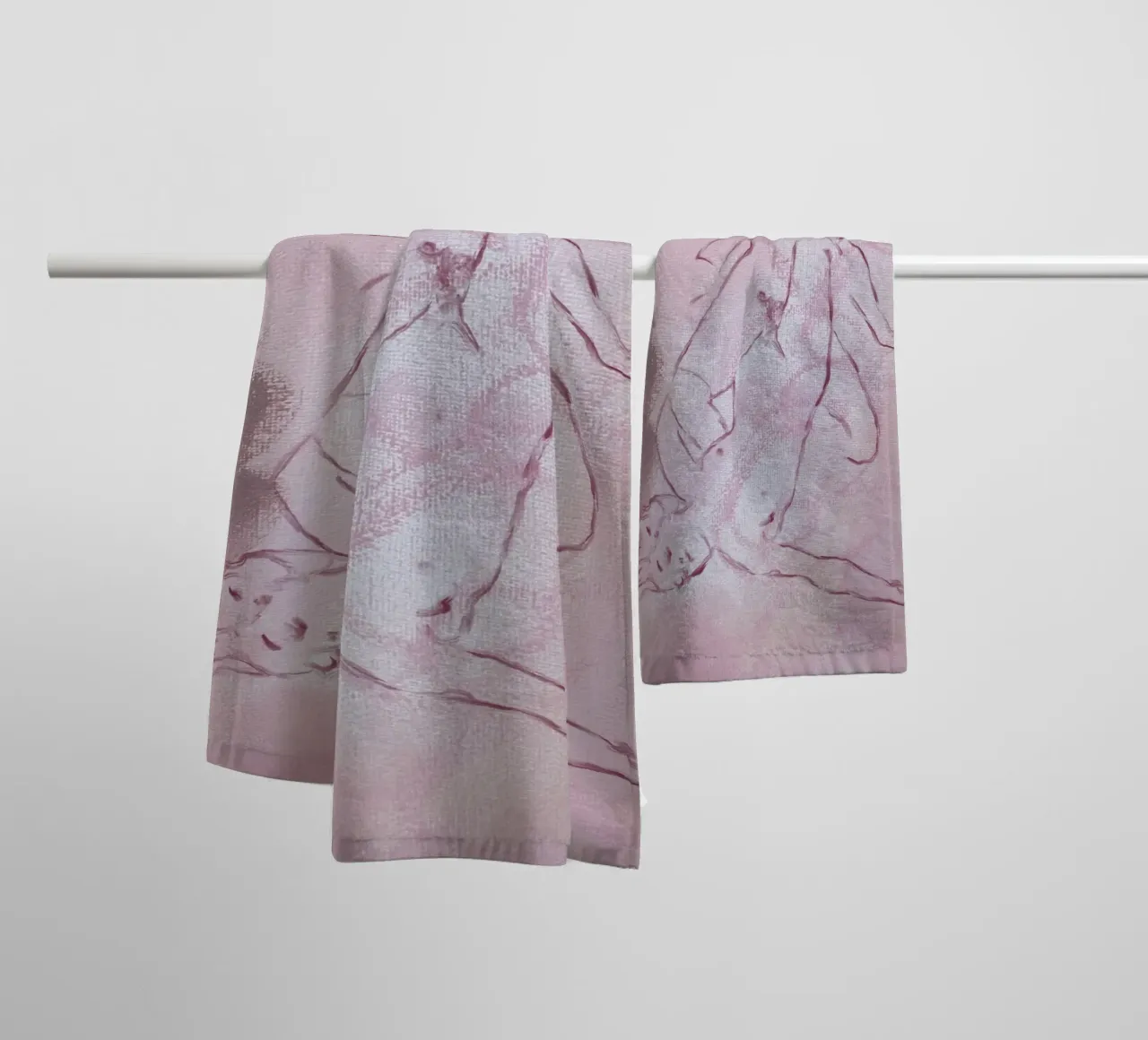 Schere in Human Form towel by Revolucia