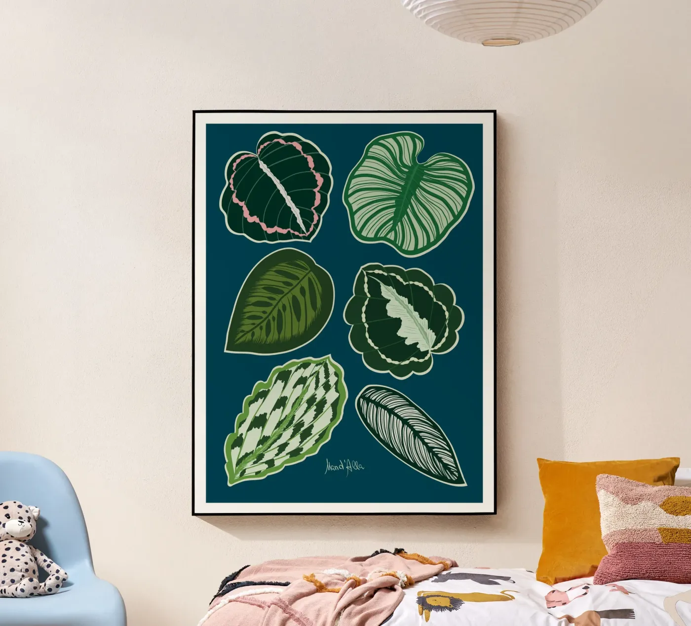 Calathea plant plexiglass da Mandalla Illustration