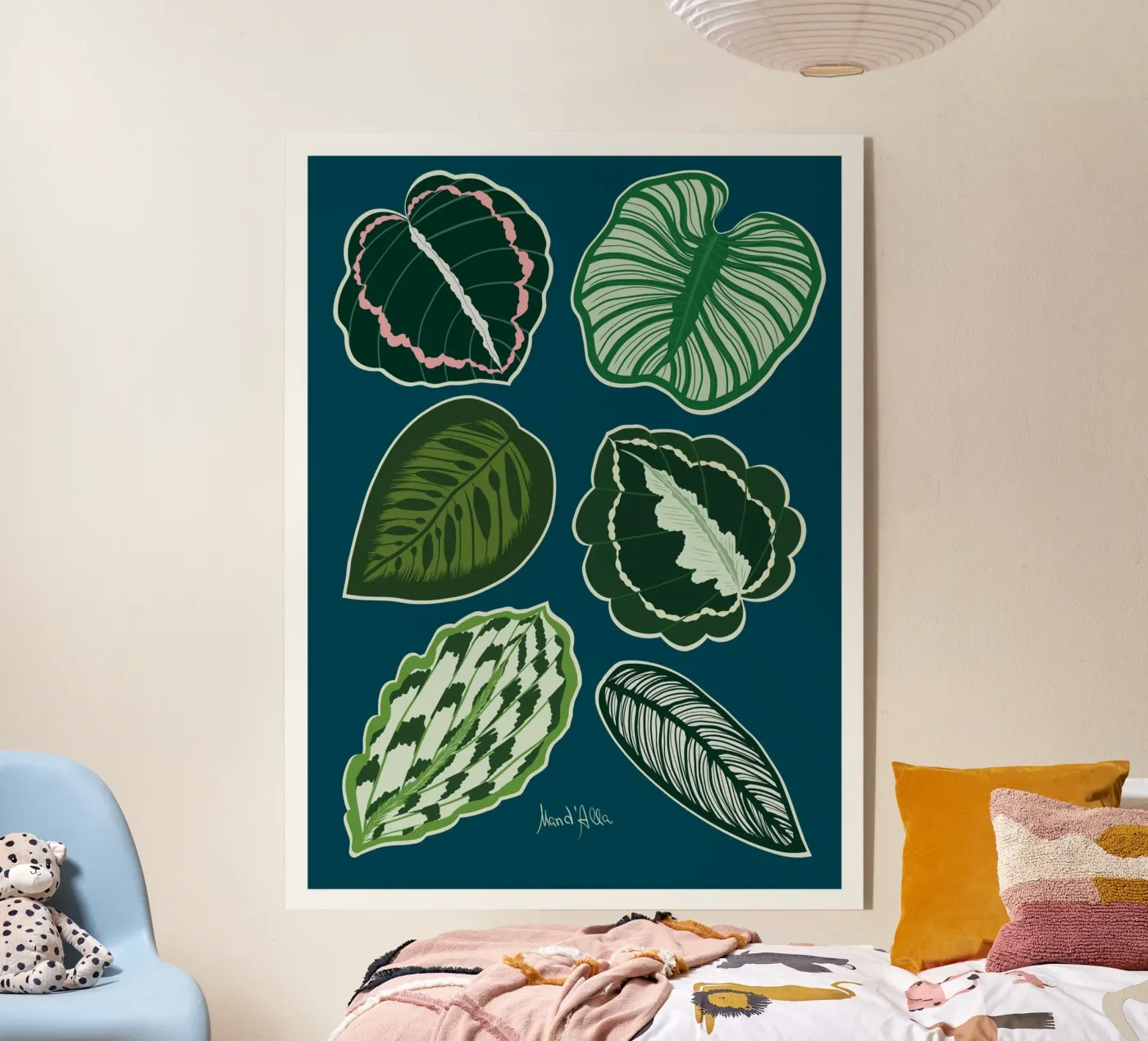 Calathea plant plexiglass da Mandalla Illustration