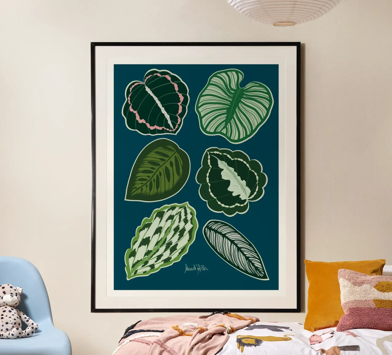 Calathea plant poster da Mandalla Illustration