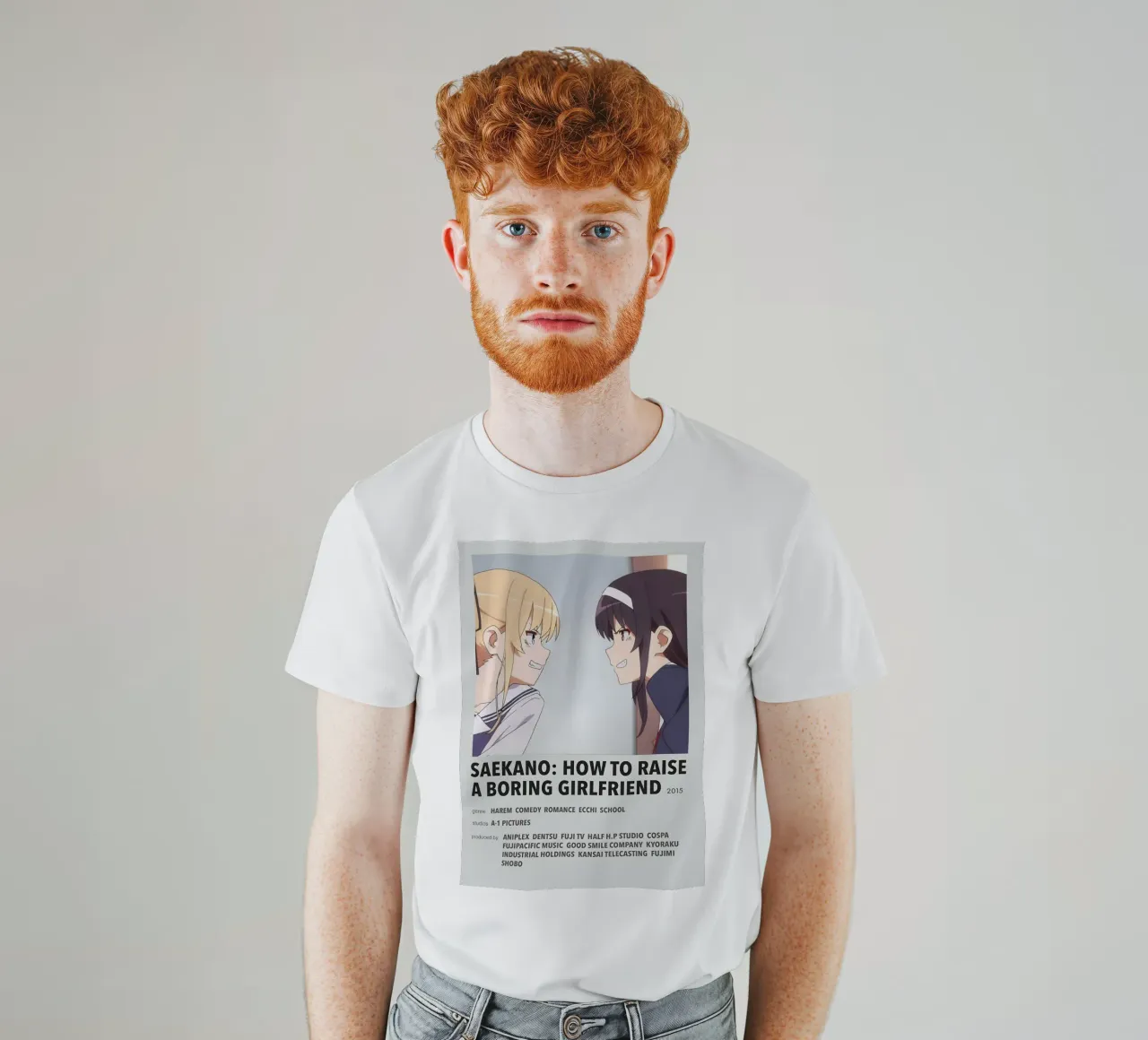 SAEKANO HOW TO RAISE A BORING GIRLFRIEND 2015 t-shirt by Totoya