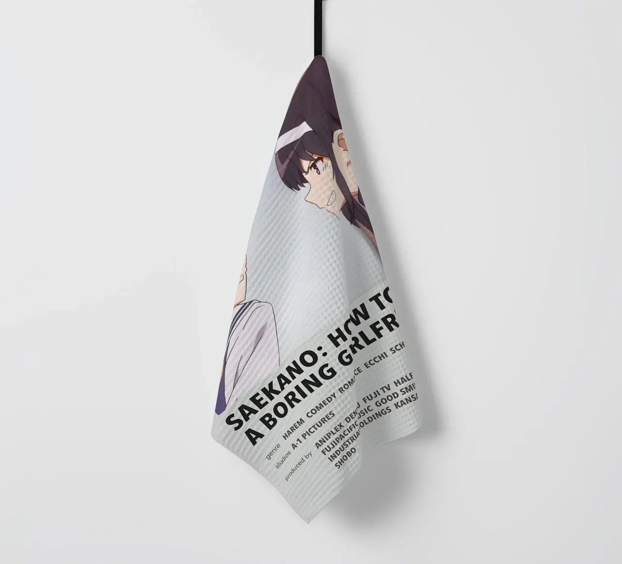 SAEKANO HOW TO RAISE A BORING GIRLFRIEND 2015 tea towel by Totoya