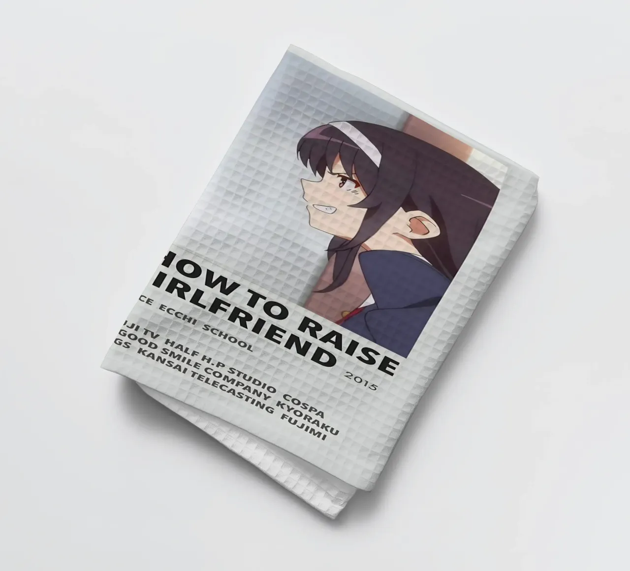 SAEKANO HOW TO RAISE A BORING GIRLFRIEND 2015 tea towel by Totoya